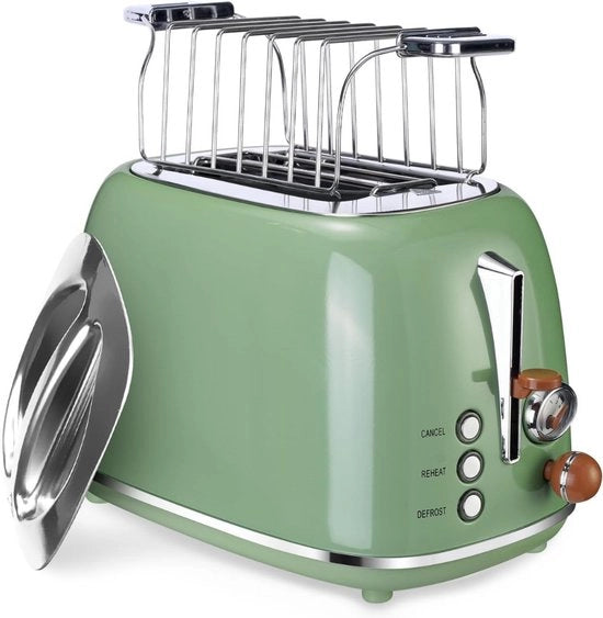 Tostapane con pinze per toast - Tostapane - Tostini - Pinze per toast - Spalle ampie - Tostapane per sandwich - Tostapane - Facile da utilizzare