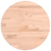 Piano per Tavolo | Superficie Tavolo | Piano Scrivania ?30x2,5 cm Rotondo in Legno Massello di Faggio