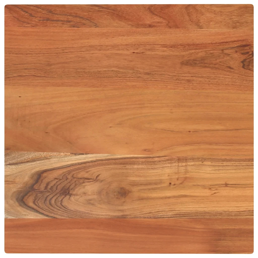 Piano per Tavolo 50x50x3,8 cm Quadrato Legno Massello di Acacia 370979