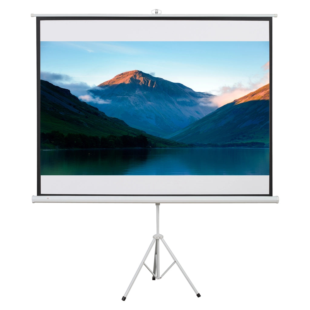 Schermo Proiettore 100 Pollici 4K HD 4:3 con Treppiede ¨C zephmum ¨C Bianco