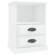 Comodino | Armadio da Notte | Mobiletto da notte Bianco 43x36x60 cm