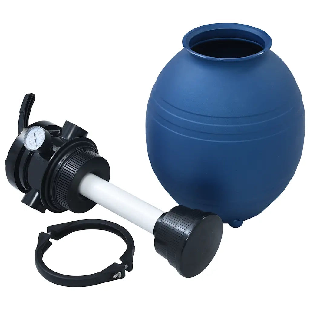 Filtro a Sabbia per Piscine Valvola a 4 Posizioni Blu 300 mm 92246