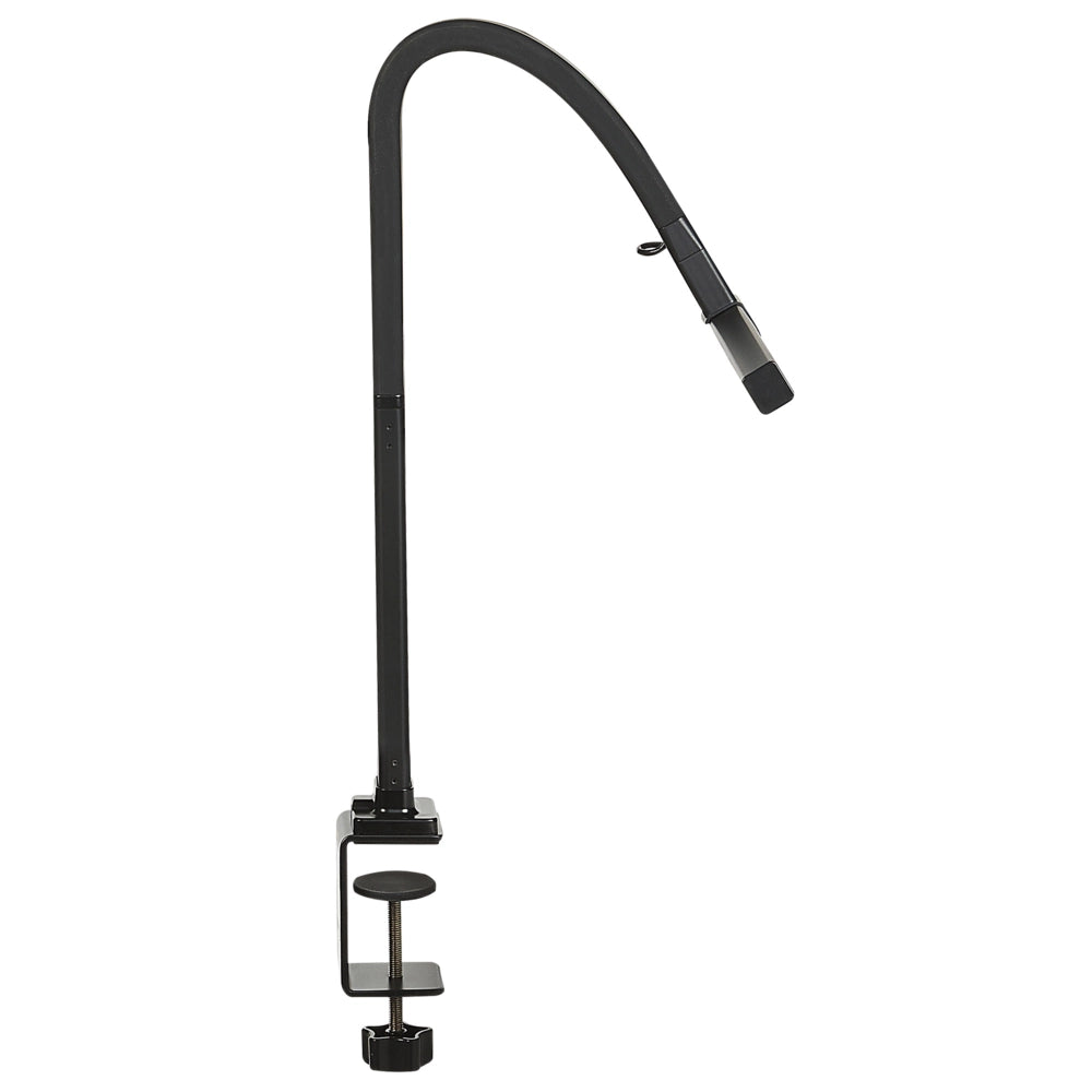 Lampada da tavolo LED nero 48 cm materiale sintetico luce sensore luce 3 colori stile moderno