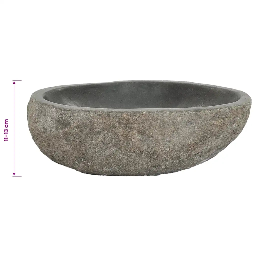 Lavandino-Lavello in Pietra di Fiume Ovale (29-38)x(24-31) cm