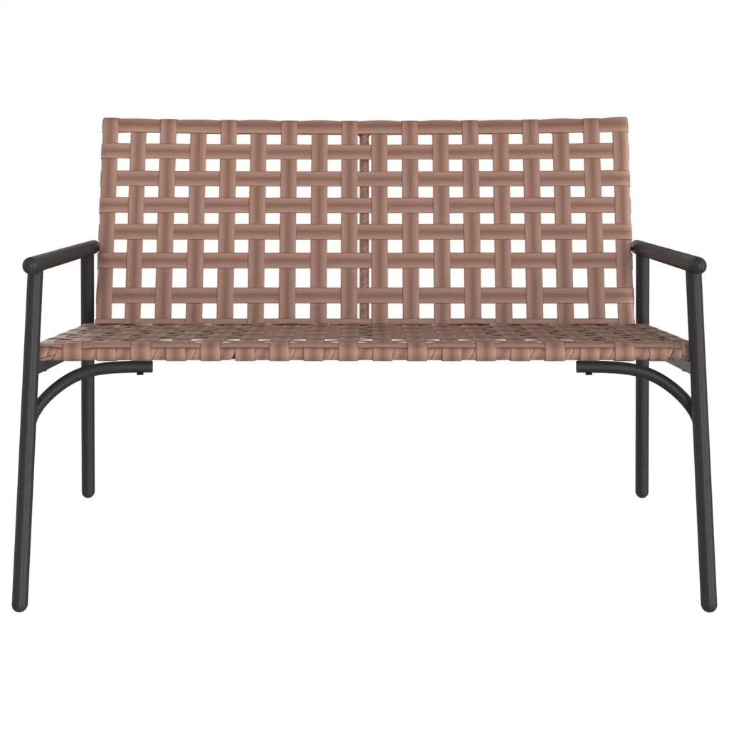 Sedia da Giardino | Sedie da Esterno Marrone 110,5 x 79 x 75,5 cm polyrattan