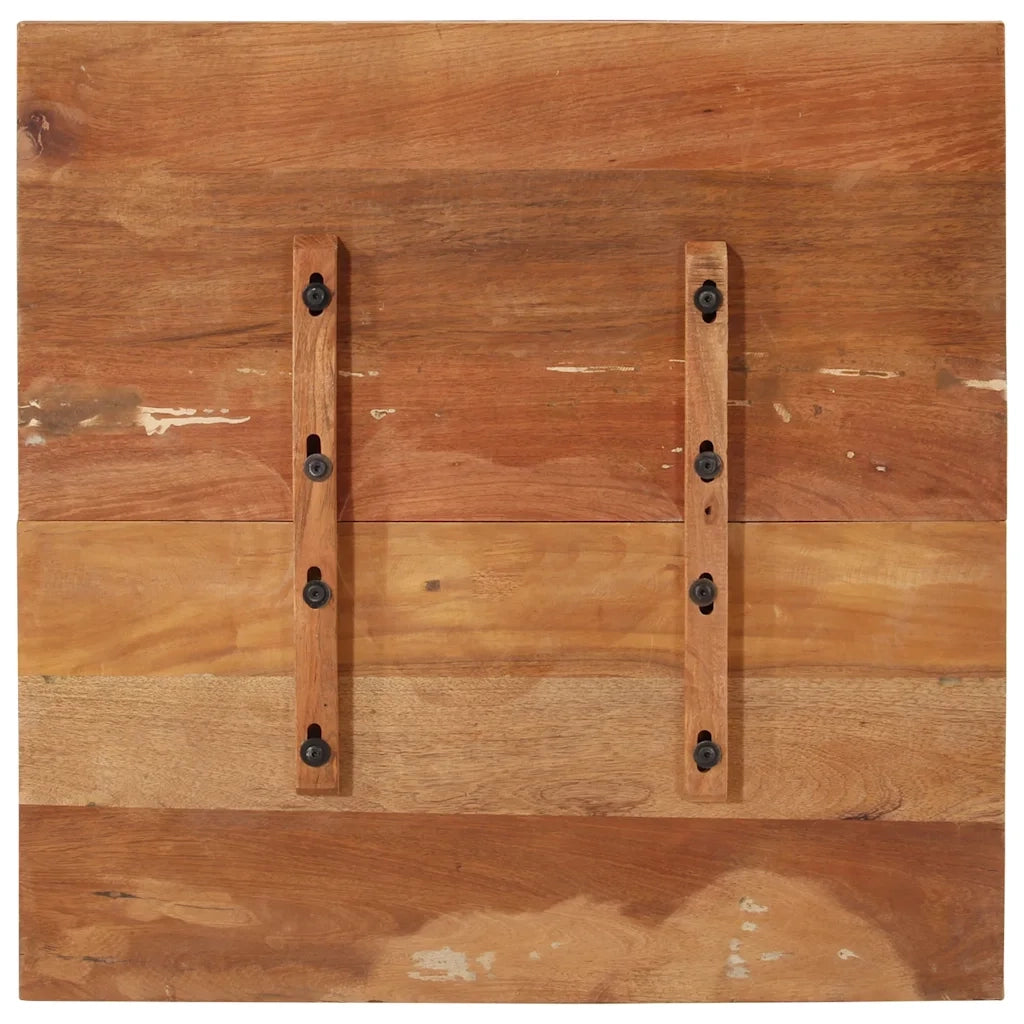 Piano Tavolo | Superficie Tavolo | Piano Scrivania Quadrato 70x70 cm 25-27 mm in Legno di Recupero