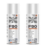 Faren f90 acciaio inox spray per trattamento metalli anticorrosivo 400 ml 2 pezzi