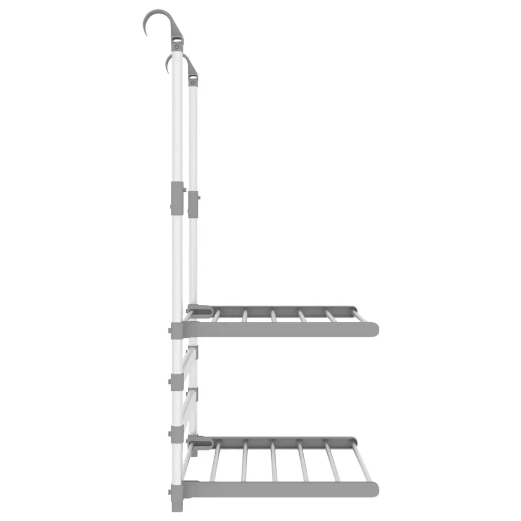 Stendino per Balcone 54x25x42 cm in Alluminio 154604