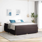 Struttura del letto Marrone Scuro 180 x 200 cm Tessuto 3398421
