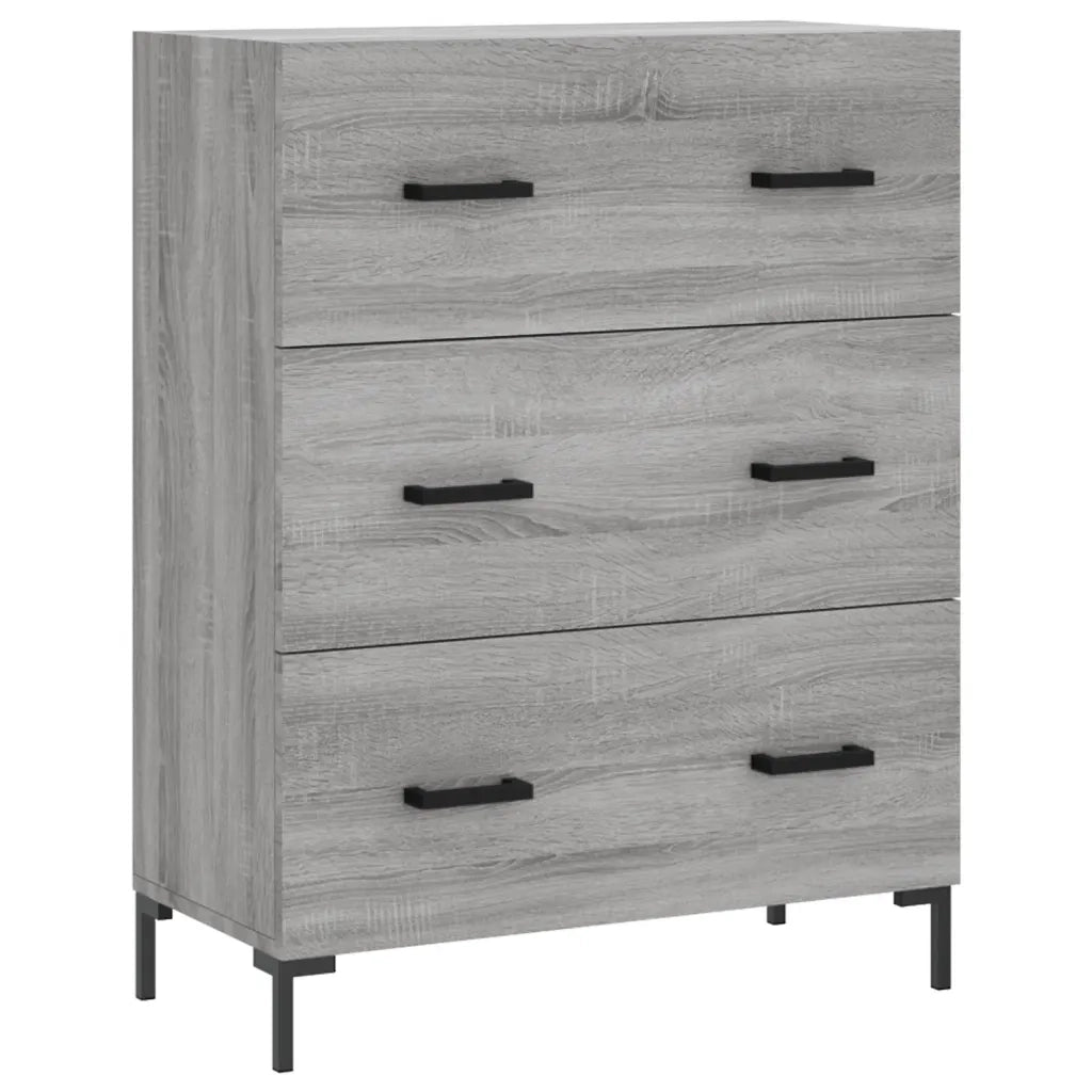 Credenza | Madia | Buffet da pranzo | Armadio da pranzo Grigio Sonoma 69,5x34x180 cm in Legno Multistrato