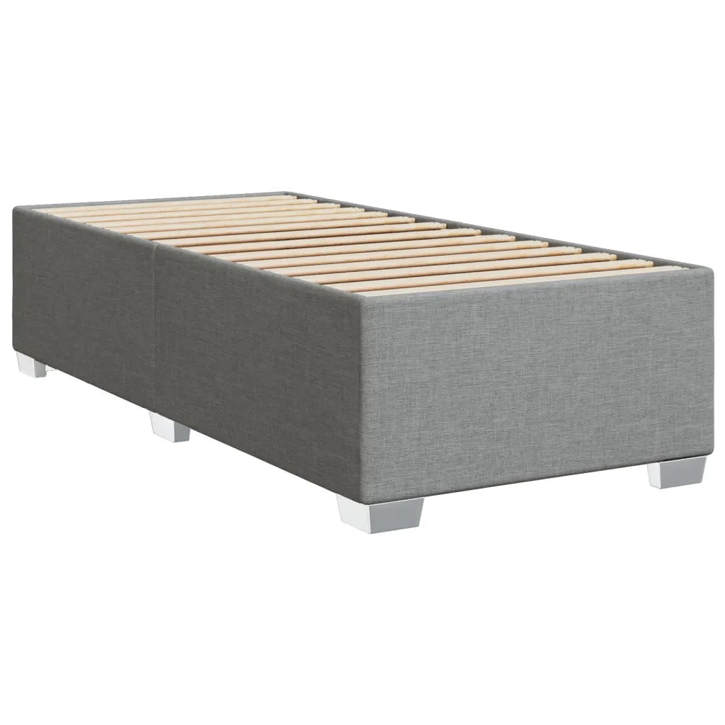 Giroletto senza Materasso Grigio Chiaro 90x190 cm Tessuto 3284436