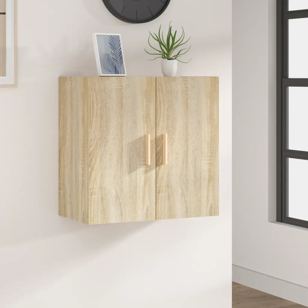 Armadietto a Muro Rovere Sonoma 60x30x60 cm Legno Multistrato 812891
