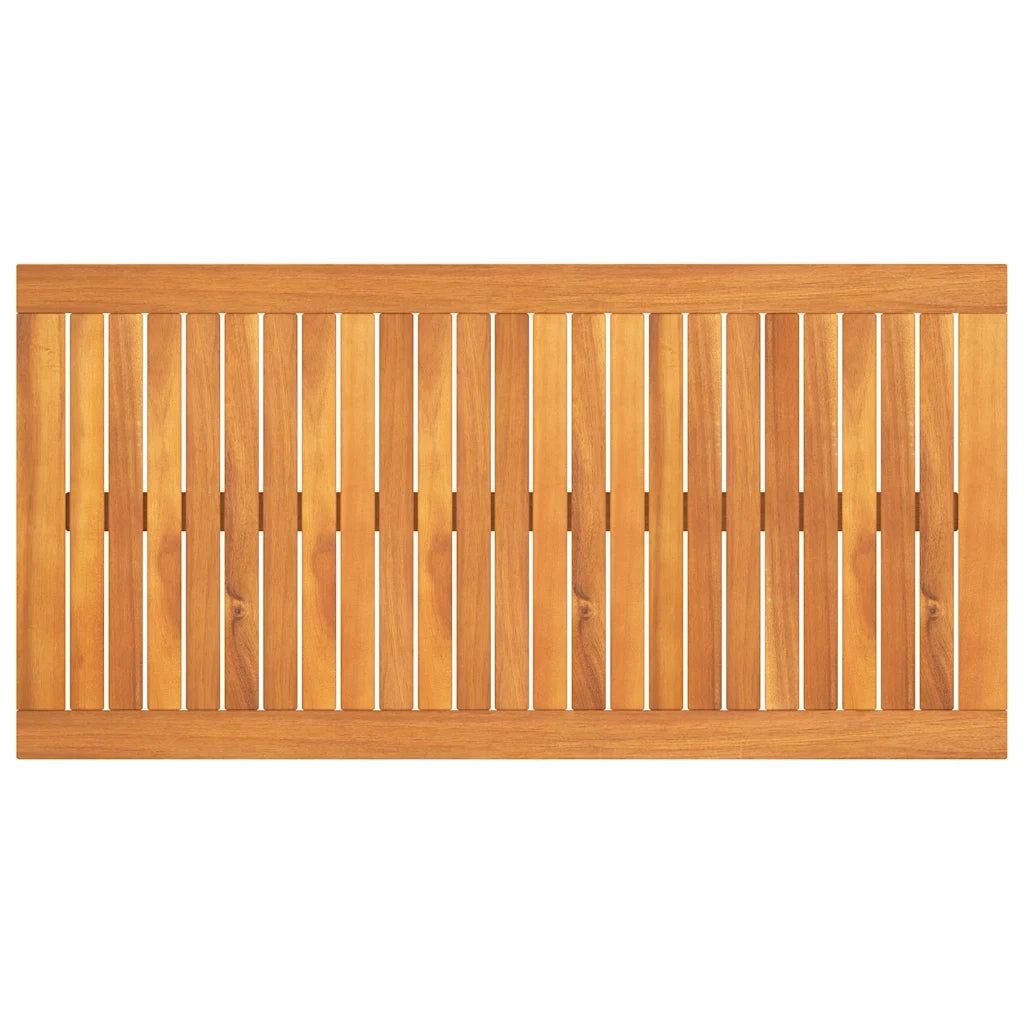 Tavolino da Salotto 100x50x33 cm in Legno Massello di Acacia 311833