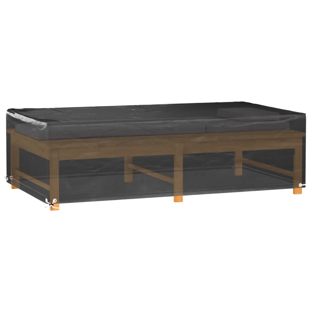 Coperture Mobili Giardino | Telone per mobili da esterni 2 pz 8Occhielli 125x70x35 Rettangolari