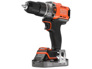 Black+Decker TRAPANO AVVITATORE A PERCUSSIONE BCD383D2XK-QW 18V 2 batterie 2,0 Ah