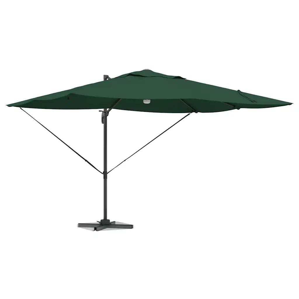 Ombrellone Verde 351 x 250 x 253 cm Poliestere e Alluminio 42003360