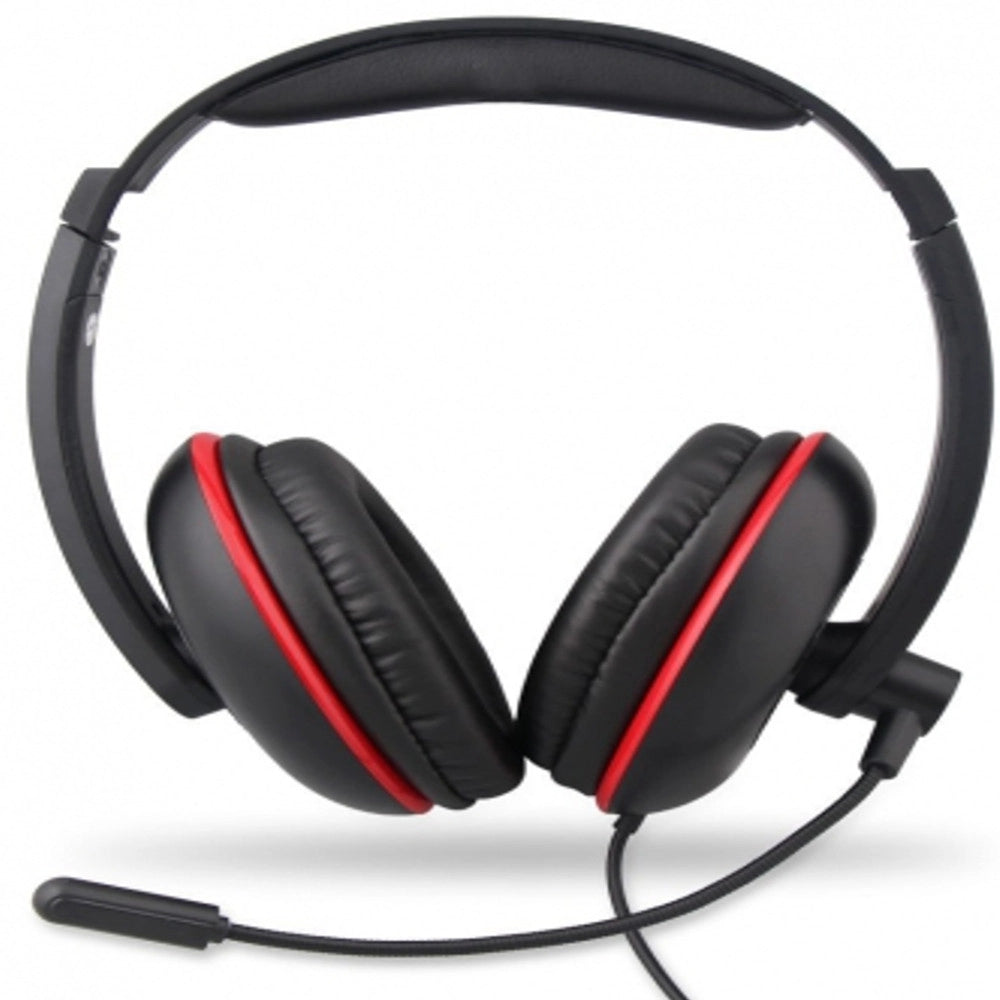 Trade Shop - Cuffia 5 In 1 Gaming Cuffie Con Microfono Per Ps4 Xbox Pc Tv Audio Auricolare -