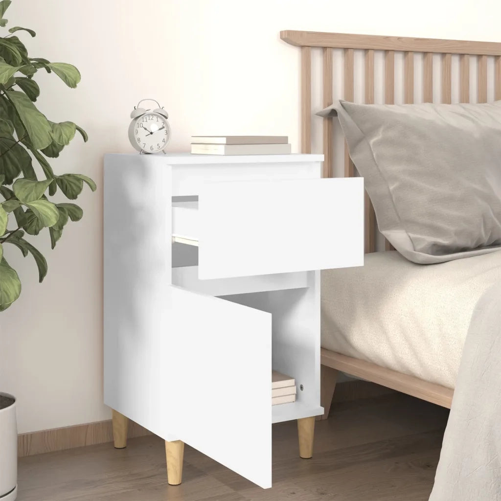 Comodino Bianco 40x35x70 cmcod mxl 102301