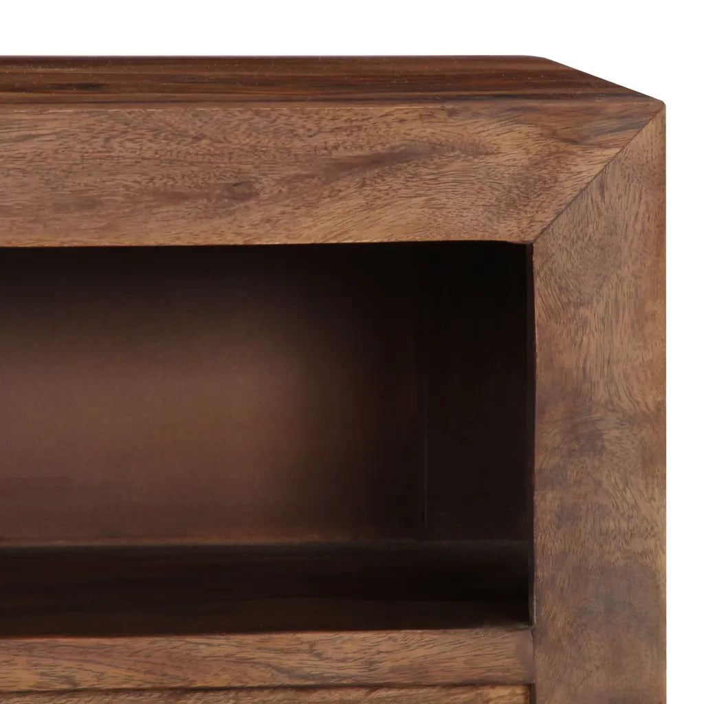 Mobile Porta TV-Credenza TV 120x30x40 cm in Legno Massello di Acacia