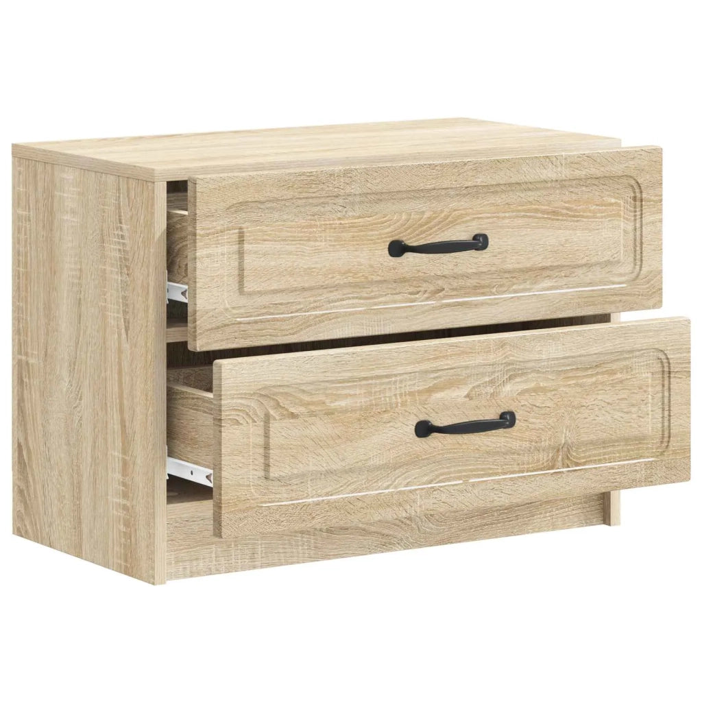 Armadio da Notte con cassetto Rovere Sonoma 62 x 34,5 x 44,5 cm