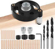 Set di condotti per legno per uso domestico - condotti per legno 6/8/10 mm - posizione di piede regolabile - attrezzo per carpenteria - condotto per legno verticale