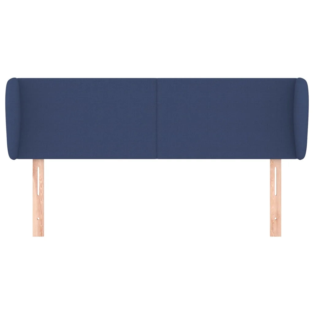 Testiera ad Orecchio Blu 147x23x78/88cm in Tessuto