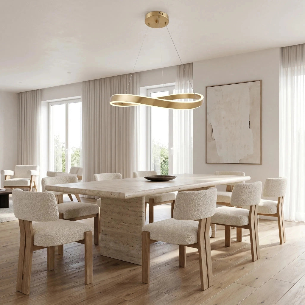 Lampada A Sospensione Da Soffitto Swe069-cp 80cm Brush Gold