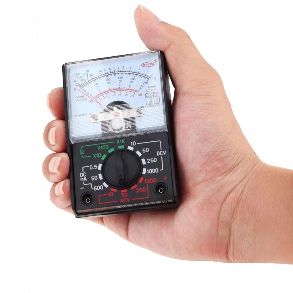 Multimetro Analogico Tester Puntali Misuratore Tensione Amperometro Ohmmetro VH