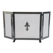 SCHERMI PARASCINTILLE SPORTELLO IN FERRO BATTUTO 2 ALI CM.86X18X46