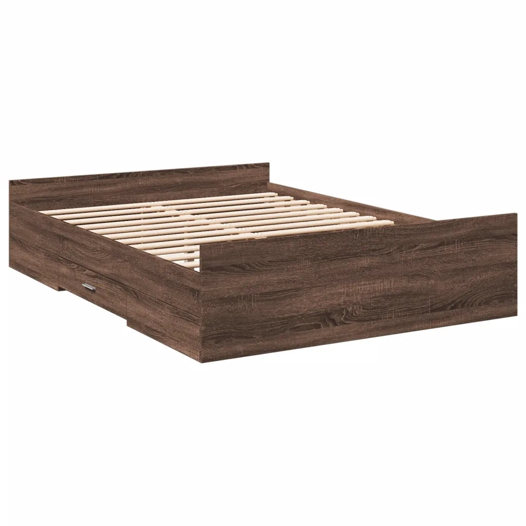 Giroletto Cassetti Rovere Marrone 120x190 cm Legno Multistratocod mxl 115747