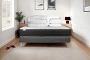Pacchetto letto completo - Materasso 140x200cm + Box spring con doghe (kit) + 2 cuscini + Piumino - Vitalmemo One