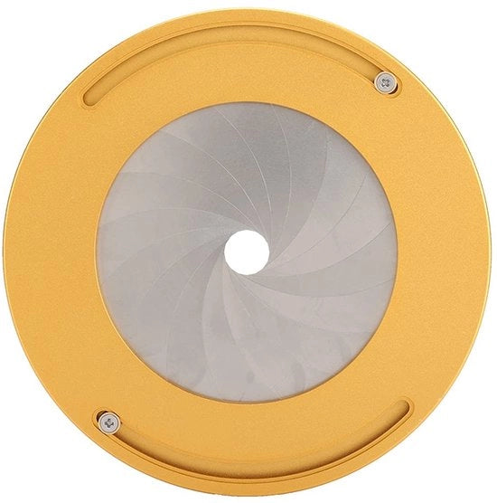 Strumento di disegno rotante - Scala di misura regolabile - Linea di disegno geometrica - Lega di alluminio/acciaio inossidabile - Diametro 125 mm - Massimo diametro circolare 78 mm - Cacciavite circolare