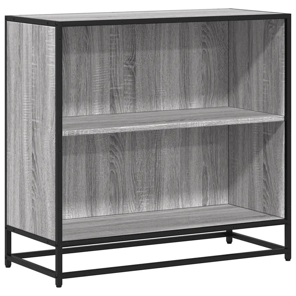 vidaXL Libreria Grigio Sonoma 80,5x35x76 cm in Legno Multistrato