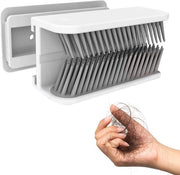 Capocapelli in Silicone con Adesivo per Parete - Capocapelli di Riciclo per Doccia (Wit)