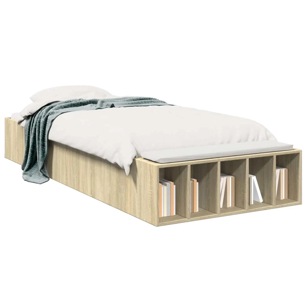 Telaio del letto con storage Rovere Sonoma 80 x 200 cm 3429558