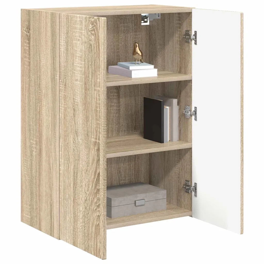 Mobile TV da parete Rovere Sonoma 59,5 x 31 x 80 cm 892361