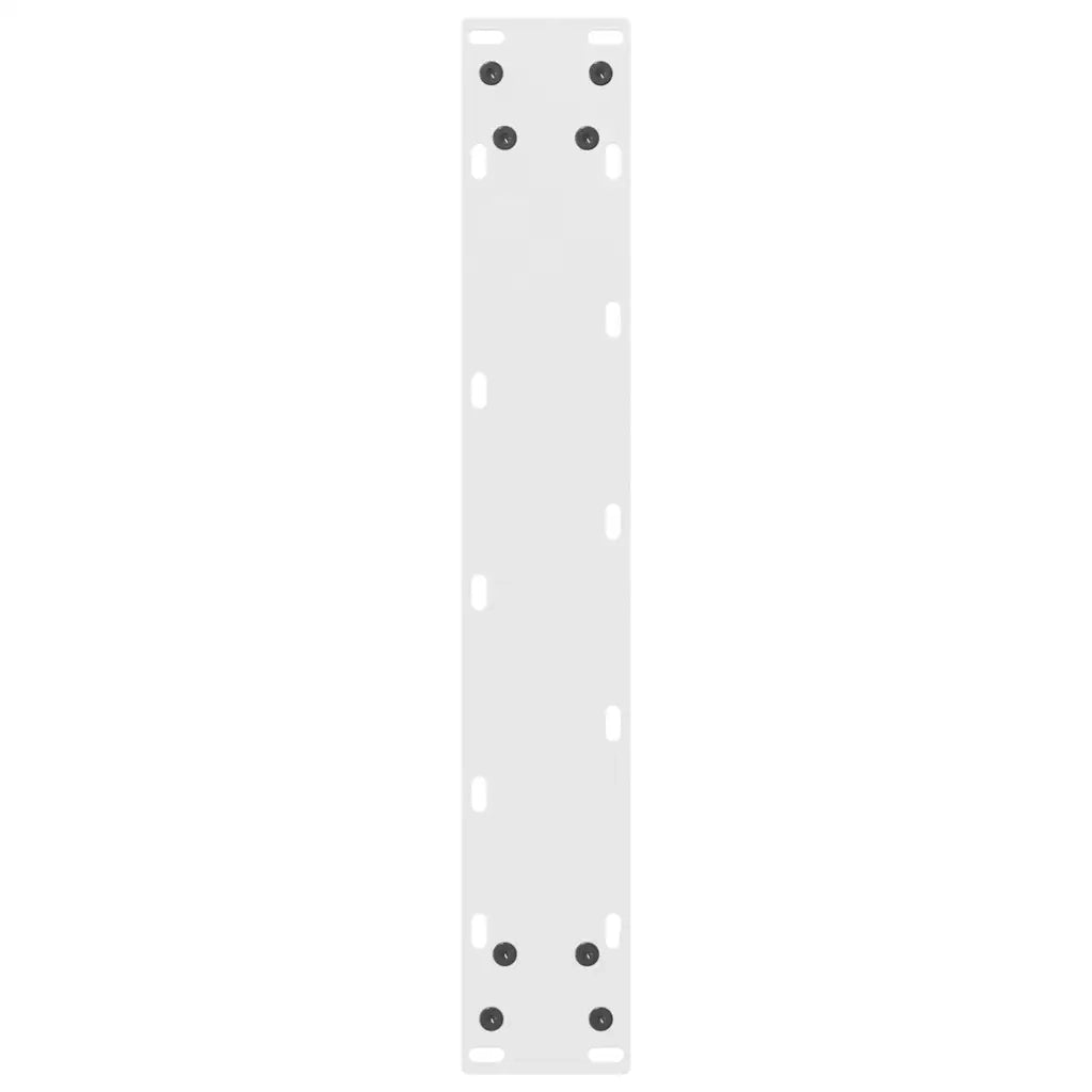 vidaXL Gambe per tavolo da bar bianche 2 pz 40x(100-101) cm in acciaio