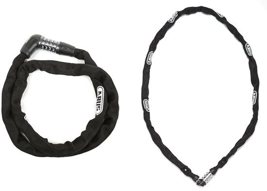 Catena di sicurezza Steel-O-Chain 5805C – catena di acciaio di 5 mm e combinazione numerica a 3 cifre del blocco di sicurezza 1200 Web – combinazione numerica con catena di acciaio di 5 mm e blocco di sicurezza 1200 Web