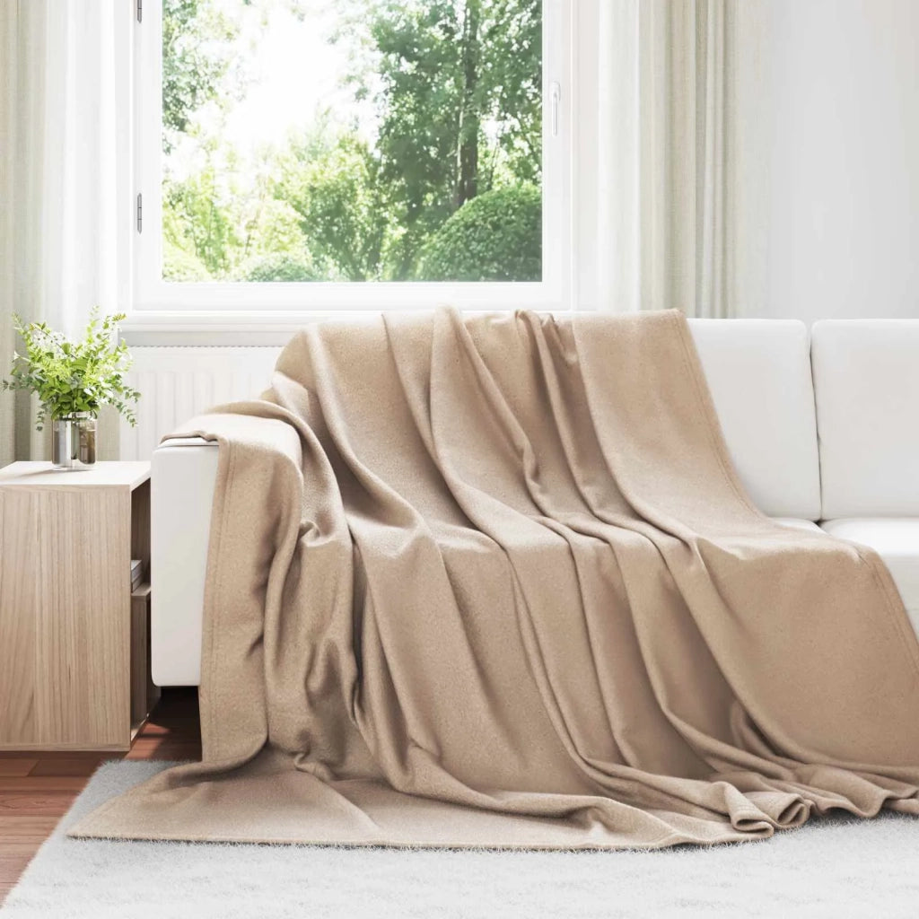 Coperte da Pile 24 pcs Cammello 270 x 240 cm Panno 42017092