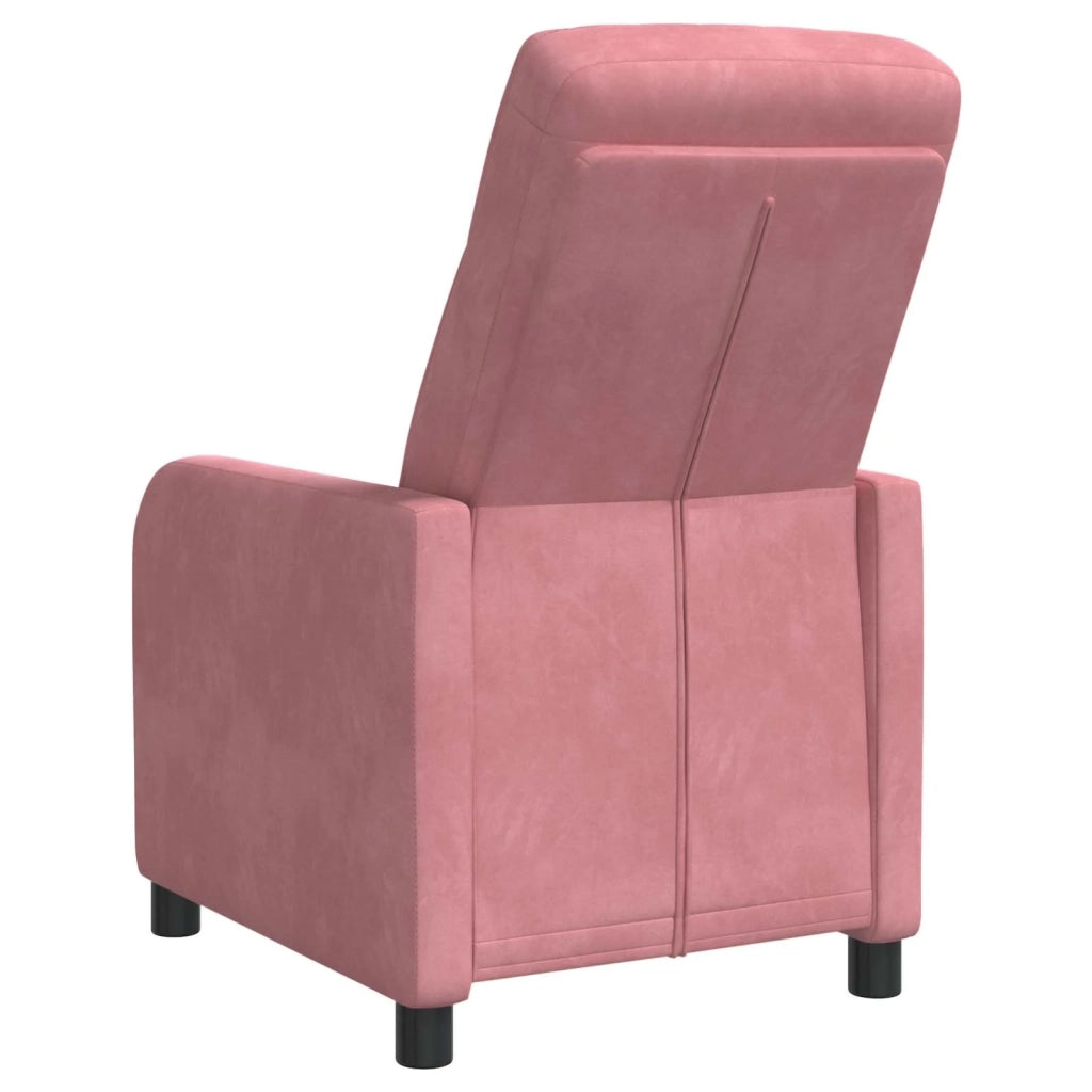 Divano Sedia-Poltrona reclinabile Rosa Velluto (V)