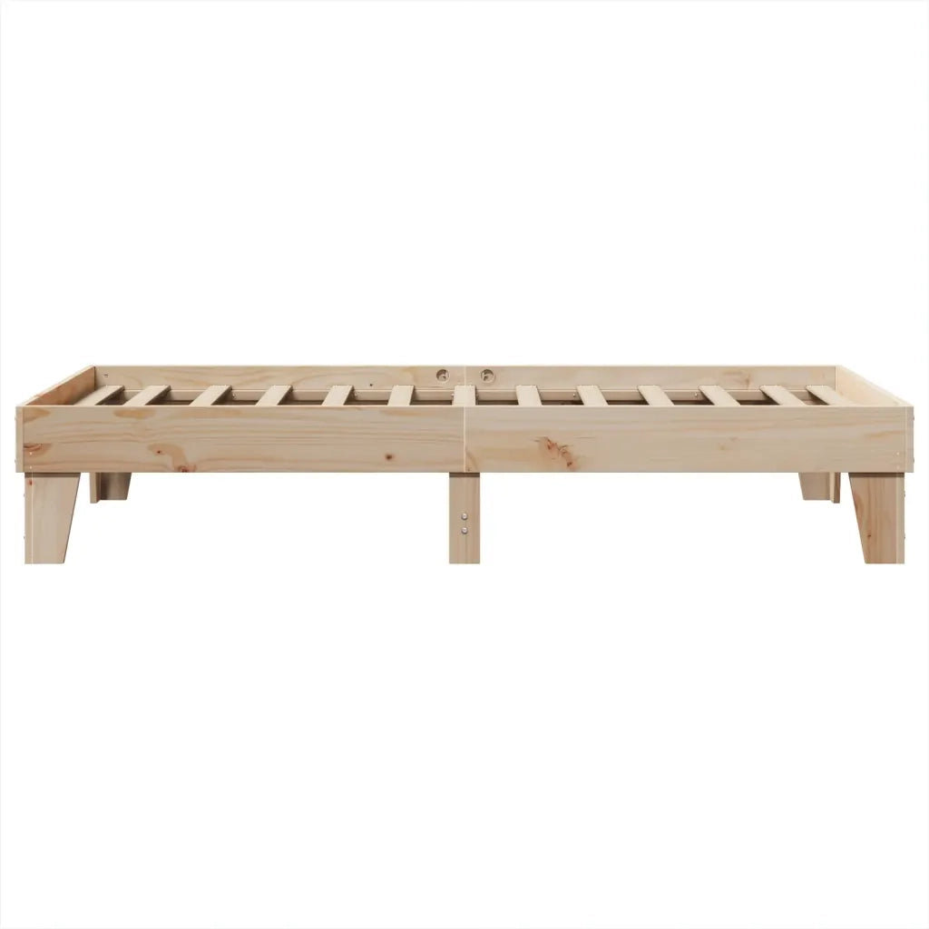 vidaXL Letto senza Materasso 90x200 cm in Legno Massello di Pino