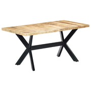 Tavolo da Pranzo 160x80x75 cm in Legno Massello di Mango  cod mxl 29855