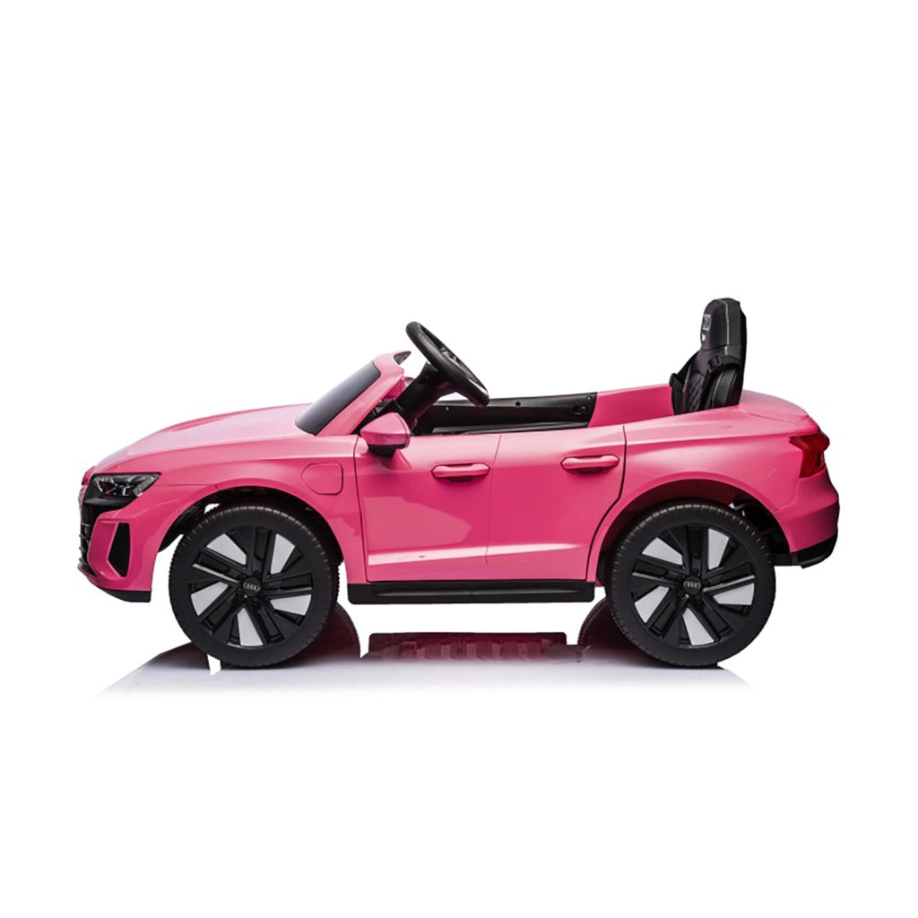 Macchina Elettrica per Bambini 12V Licenza Ufficiale Audi RS E-Tron GT con Telecomando Rosa