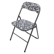 MAURY'S SEDIA LOVE PIEGHEVOLE CON DESIGN IN COLORE GRIGIO