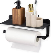 Supporto per rotolo da cucina 2-in-1 perno per rotolo da cucina - Supporto per parete pegboard - Nero 

 o Modello: 12345
 o Materiale: Acciaio inossidabile
 o Dimensioni: 30x20 cm
 o Peso: 0,5 kg