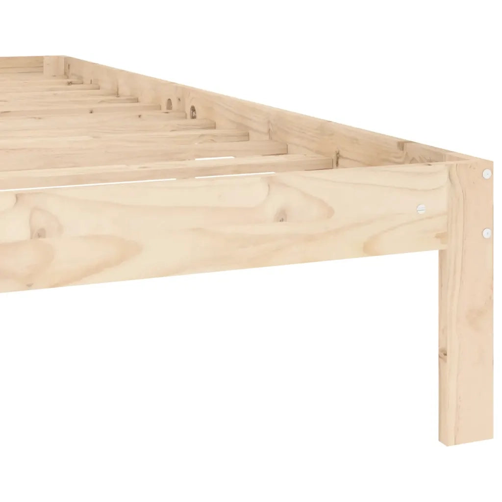 Giroletto-Struttura Letto in Legno Massello di Pino 140x200 cm 688773