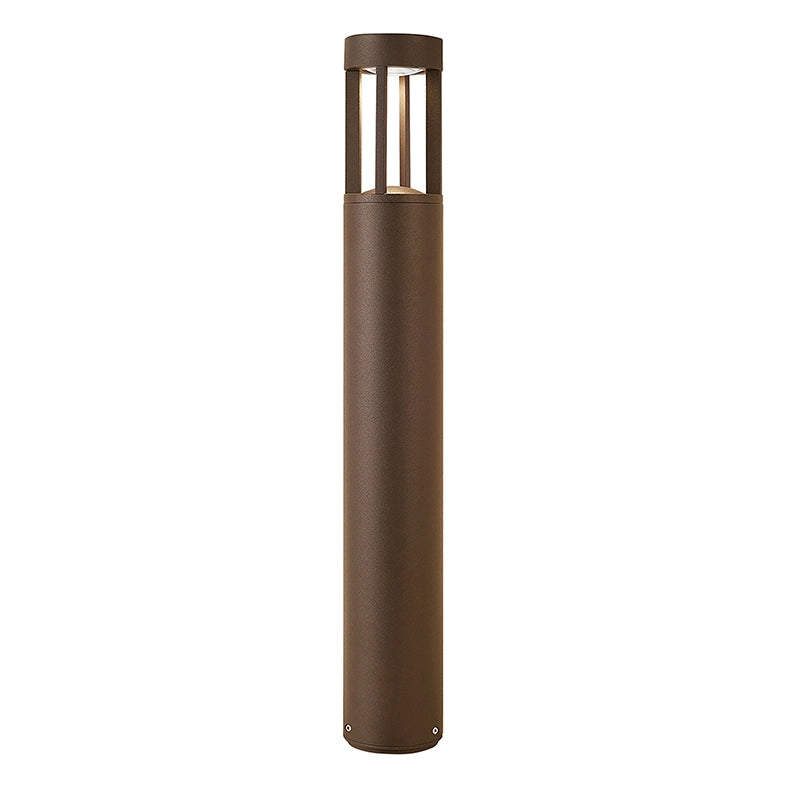 Lampada da Terra HANG Bollard Marrone LED 7W 360° IP65 3000K CRI90 - Rossini Group, Illuminazione da Giardino a Luce Diffusa