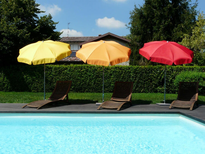 Ombrellone da Giardino Ø2 m Palo Ø33 mm in Acciaio Maffei Borgo Arancio