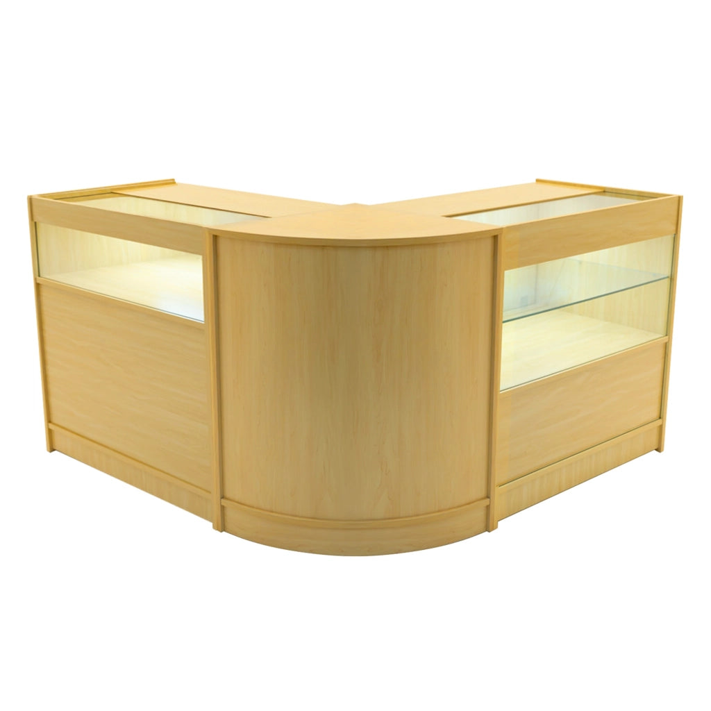 Set Banconi Adonis LED B900 C900 CM60 Acero – MDF e Vetro