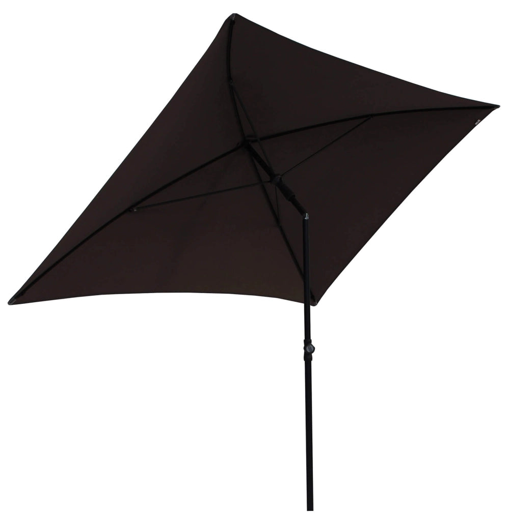 Ombrellone da Giardino 2,4x1,5 m Palo Ø27 mm in Acciaio Maffei Kronos Tortora